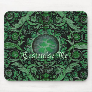 Savonnerie Carpet 1 (Green) Mouse Pad