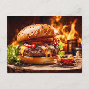 Savor the Irresistible with our Flavorful BBQ Beef Postcard