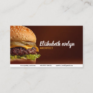 Savory Burger Delight g43 Business Card
