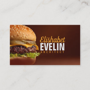 Savory Burger Delight g764 Business Card