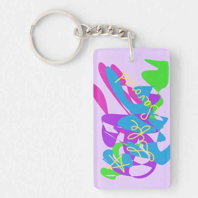 Savour all that Life has to Offer Key Ring (Front)
