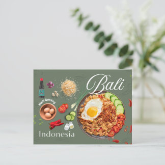 Savour the Flavours of Nasi Goreng Post Card