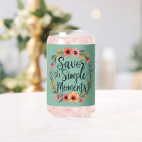 Savour the Simple Moments Boho Floral Quote