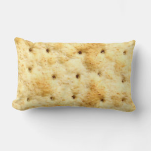 Savoury biscuit lumbar cushion