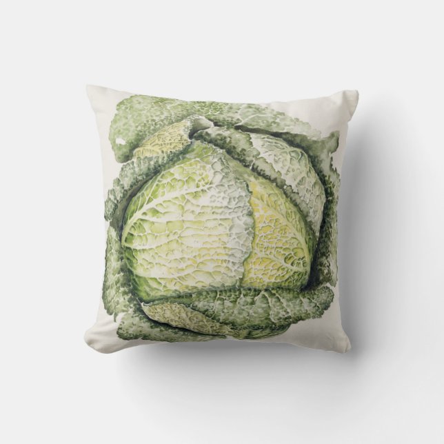 Savoy Cabbage Cushion (Front)
