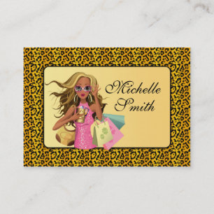 Savvy Shopper Chubby Business Card