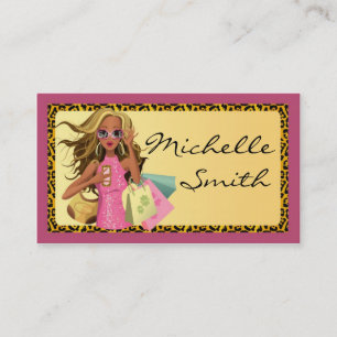 Savvy Shopper Personal Shopper Business Card 2
