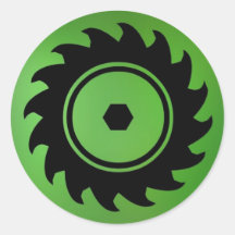 Saw Blade sticker