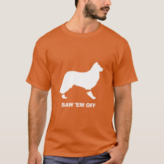 Saw 'Em Off - Longhorn Rivalry Logo  T-Shirt