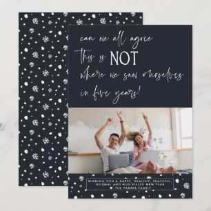 Saw Ourselves in Five Years Merry Christmas Invitation