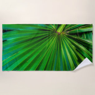 Saw Palmetto Fan Beach Towel