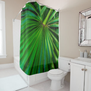 Saw Palmetto Fan Shower Curtain