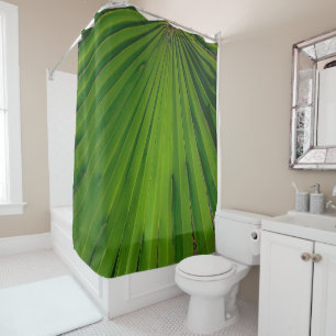 Saw Palmetto Fan Shower Curtain