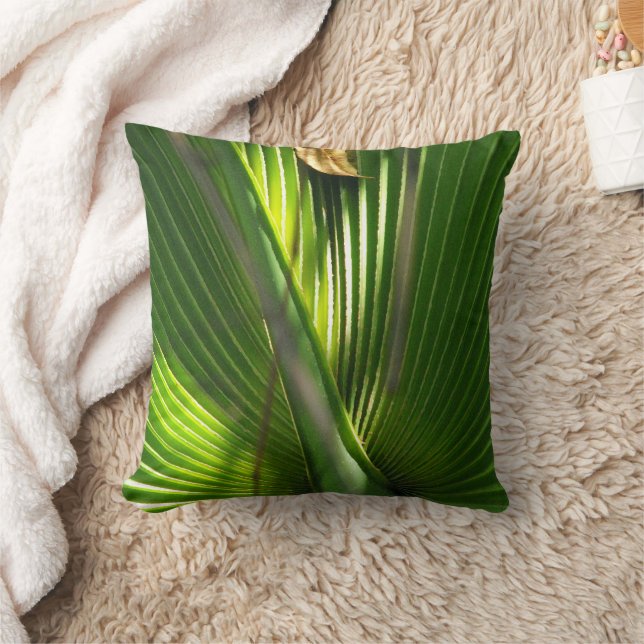 Saw Palmetto Photo Closeup Cushion (Blanket)