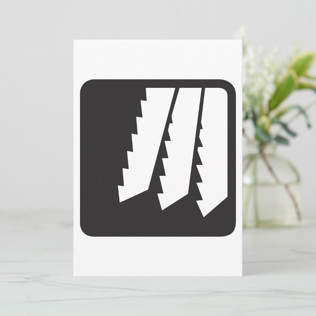 Saw Teeth Invitations (Creator Uploaded)