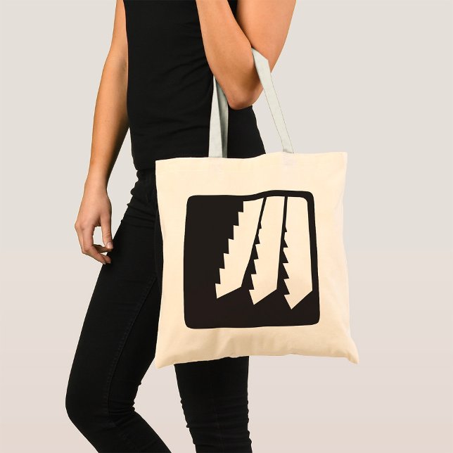 Saw Teeth Tote Bag (Creator Uploaded)