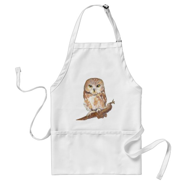 Saw Whet Owl Apron (Front)