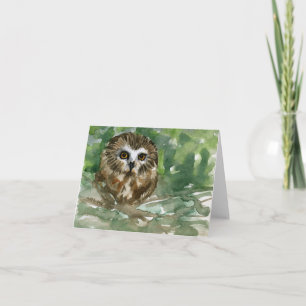 "Saw Whet Owl" Card