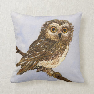 Saw-Whet Owl Pillow