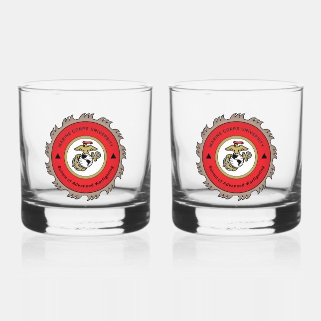 SAW Whiskey Glass Set (Front)