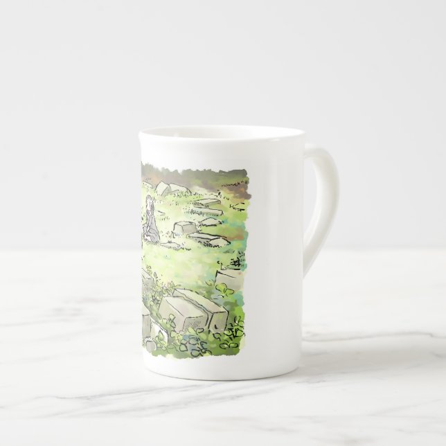 Sawdust Bone China Mug (Front Right)