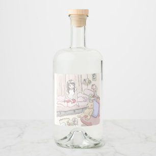 Sawdust Liquor Bottle Label