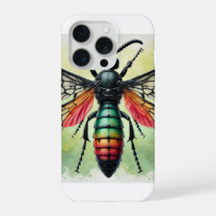 Sawfly in Watercolor and Ink 060824IREF213 - Water iPhone 15 Pro Case