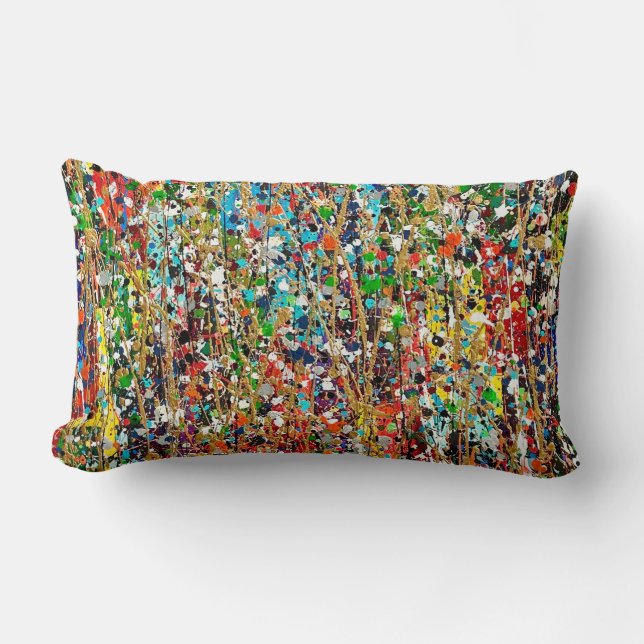 Sawgrass Cotton Lumbar Throw Pillow (Front)