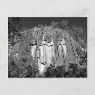 Sawn Rocks in Black & White Postcard