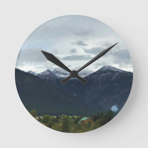 Sawtooth & Hurricane Point, OR Round Clock