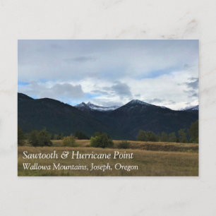 Sawtooth & Hurricane Point, Oregon Postcard