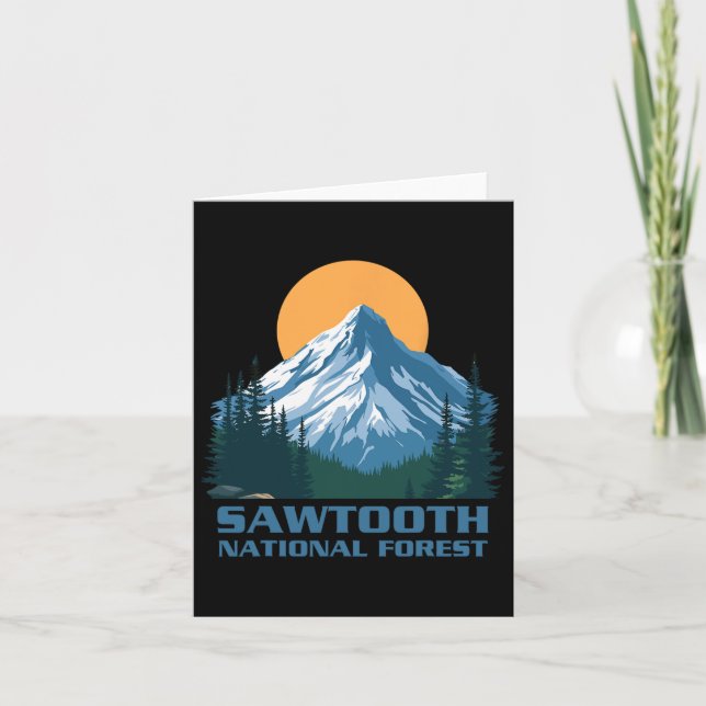 Sawtooth National Forest  Card (Front)