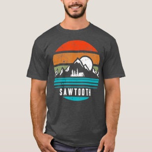 Sawtooth National Forest Mountains Idaho camping r T-Shirt