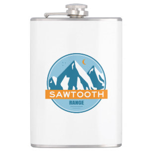 Sawtooth Range Idaho Hip Flask