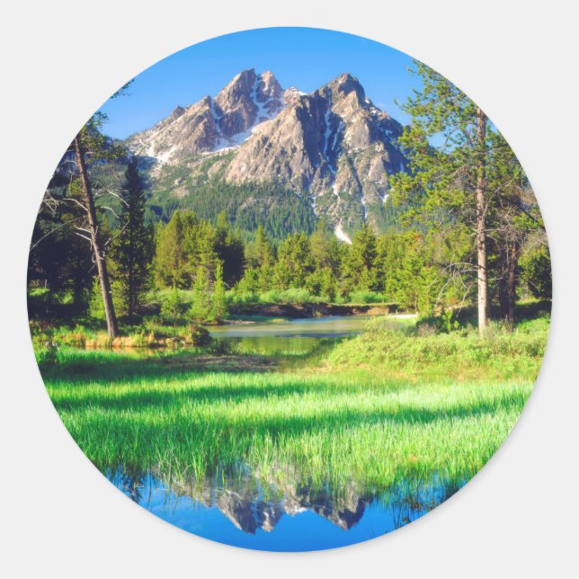 Sawtooth Wilderness Classic Round Sticker (Front)