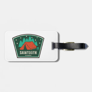 Sawtooth Wilderness Idaho Camping Luggage Tag