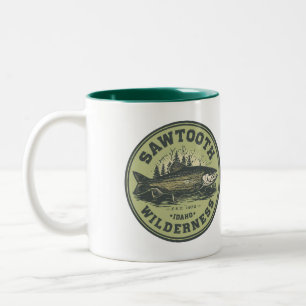 Sawtooth Wilderness Idaho Mountain Hiking Alpin Two-Tone Coffee Mug