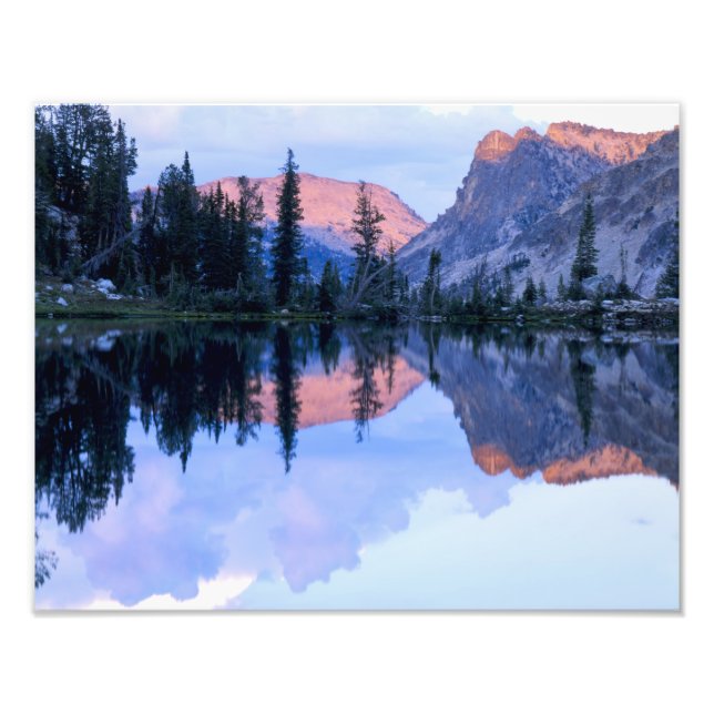 Sawtooth Wilderness, Idaho. USA. Cumulus Photo Print (Front)