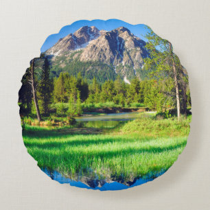 Sawtooth Wilderness Round Cushion