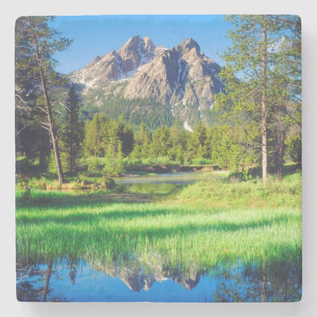 Sawtooth Wilderness Stone Coaster (Front)