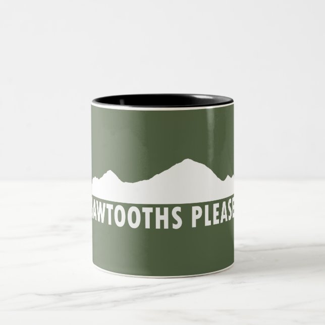 Sawtooths Please Two-Tone Coffee Mug (Center)