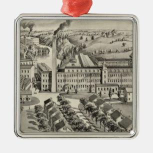 Sawyer Woollen Mills Metal Ornament