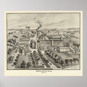 Sawyer Woollen Mills Poster
