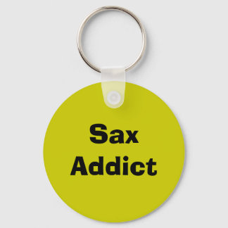 Sax Addict - saxophone Key Ring