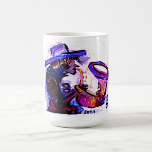 sax coffee mug