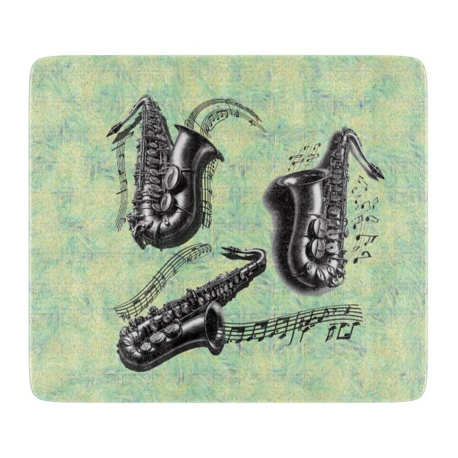 Sax Cutting Board (Front)