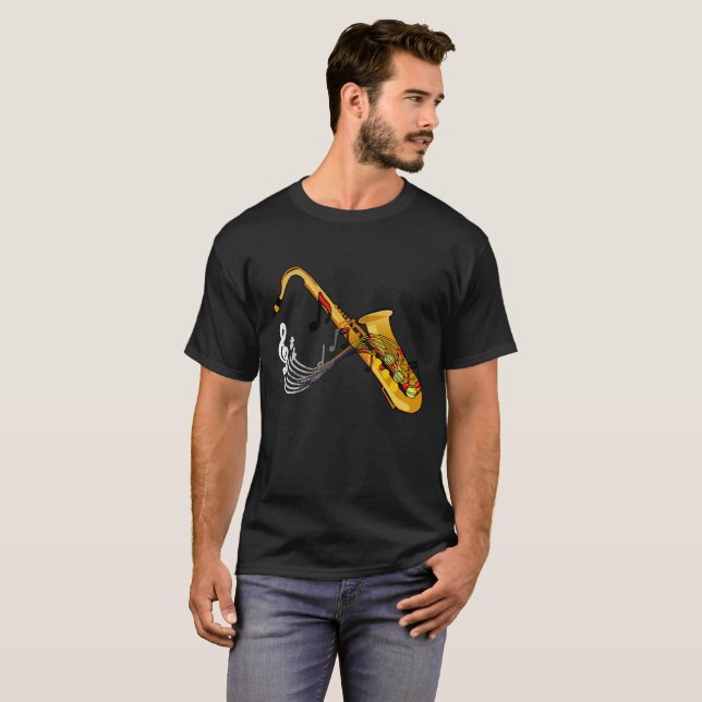 Saxaphone T-Shirt (Front Full)