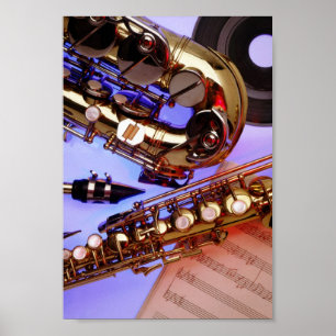 Saxes Poster