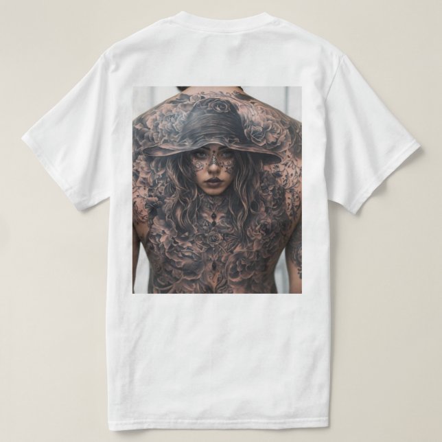  "Saxi Serenade: Groove in Style T-Shirt" T-Shirt (Design Back)