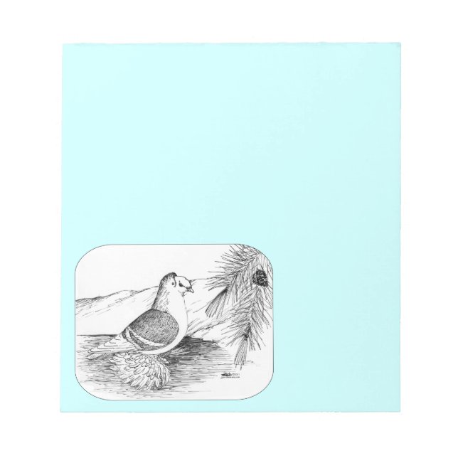Saxon Shield Pigeon 1973 Notepad (Front)